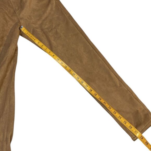ANN TAYLOR Faux Suede Leggings Pants - Picture 9 of 10